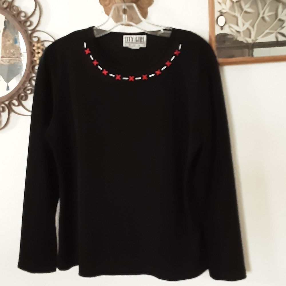 VINTAGE CITY GIRL SPORT BLACK TOP, MEDIUM